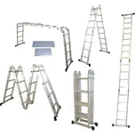 Štafle hliníkové G21 GA-SZ-4x4-4.6m multifunkční + podlážka