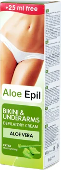 Přípravek na depilaci a epilaci Aloe Epil Bikini & Underarms depilační krém pro oblasti podpaží a bikin 125 ml