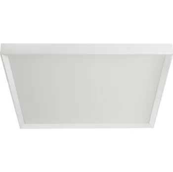 Linea Light Tara mega, bílé stropní svítidlo, 76W LED 2700K stmívatelné phase-cut, 89x89cm