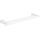 Dvojitý věšák na ručníky MEXEN ARNO 54 cm bílý