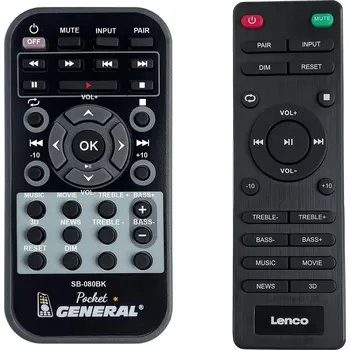 Dálkový ovladač General LENCO SB-080BK - dálkový ovladač duplikát