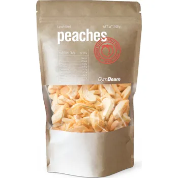Anabolizér GymBeam Lyofilizované broskve 100 g