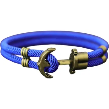 Náramek Amparo Miranda® Náramek s kotvou N627, Barva navy