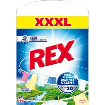 Rex Amazonia Freshness prací prášek, 3,96 kg