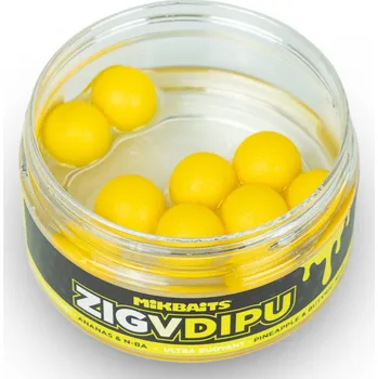 Nástraha Mikbaits ZIG Ultra v dipu 15mm Příchutě: Ananas N-BA Získejte slevu -5% za registraci v e-shopu