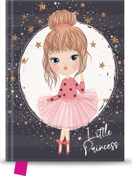 Zápisník JUNIOR Papír Památník 14 x 18 cm čistý Little Princess