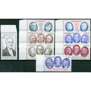Poštovní známka (1976) MiNr. 1211 - 1218 ** - Monako - Monacký literární koncil