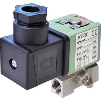 Ventil API Solenoidový nerezový ventil G256NCS-18B Cívka: 24 V DC