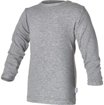 Kojenecké oblečení Little Angel Tričko smyk DR Outlast® - mnoho barev vel. 86 - 152 Barva: šedý melír, Velikost: 128