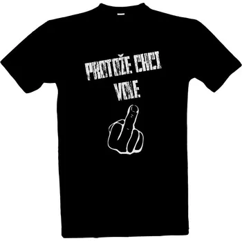 Pánská móda Tričko s potiskem Panské tričko protože chci vole pánské