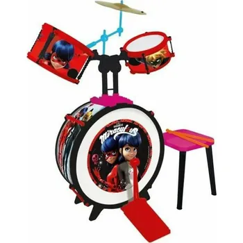 Dětská vědecká sada Hudební hračka Bicí nástroje Lady Bug Se židlí Plast