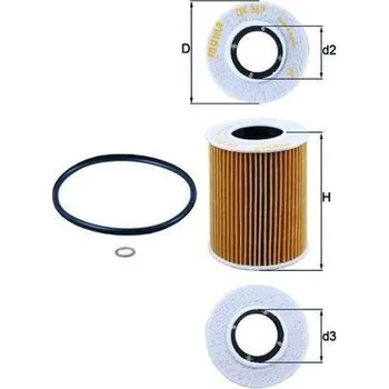 Olejový filtr Olejový filtr KNECHT OX 369D