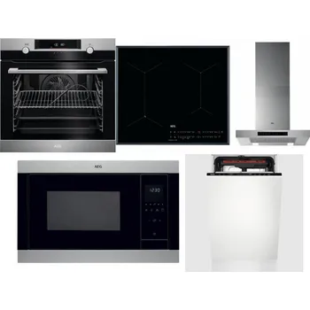 Set domácích spotřebičů AEG BPK556360M + AEG Mastery SenseFry IAE64431FB + AEG Mastery DBB5660HM + AEG Mastery MSB2547D-M + AEG Mastery MaxiFlex FSE73507P