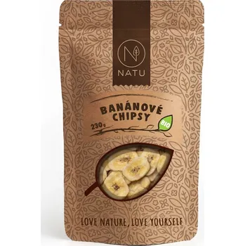 Sušené ovoce BIO banánové chipsy, 230 g