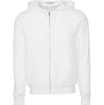 Pánská mikina Canvas CV3739CV3739 Unisex mikina s kapucí na zip CV3739 Dtg White S