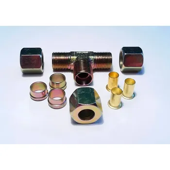 Přislušenství brzdového systému Spojka T na PA trubku 8 mm