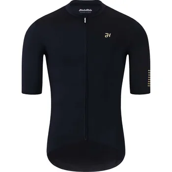 cyklistický dres HOLOKOLO Cyklistický dres s krátkým rukávem - VICTORIOUS GOLD - černá 4XL