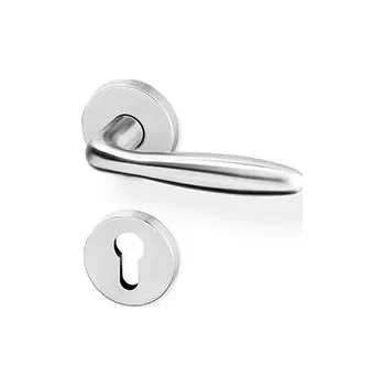 Dveřní kování AC-T Servis ACT dveřní kování CINA R PullBloc black PK (nerez) Provedení: PZ (klika/klika, zámek FAB)