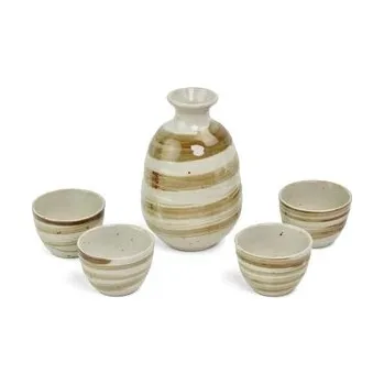 Čajovna Keramická saké souprava Japan Hisako 5 ks