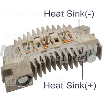 Alternátor Diodový blok alternátoru Delco 3472024 / UBB207