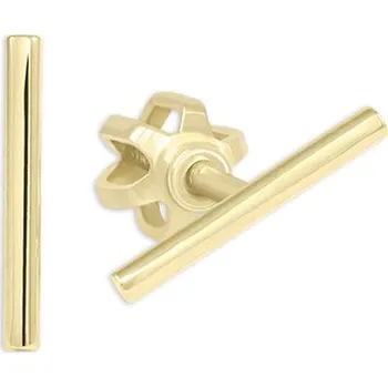 Náušnice Soliter Minimalistické zlaté náušnice Tyčinky 231 001 00672 0000000 + 2 měsíce na vrácení zboží