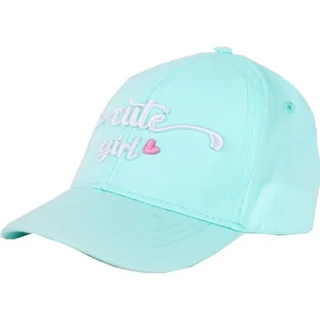 Kšiltovka Dívčí kšiltovka YoClub CZD-0649G - tyrkysová Velikost: 50-54