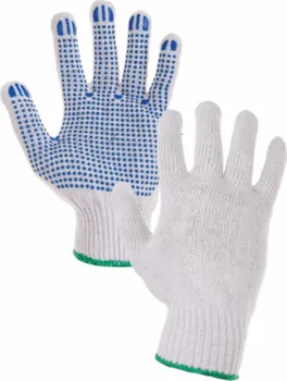 Pracovní rukavice CXS Falo textilní s PVC terčíky