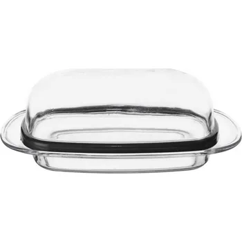 Dóza na potraviny Máslenka 16x11,5x7,5cm, držadlo, transp.plast