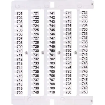 Štítek označovací pro všechny typy svorek ES-NU0851701, ETI