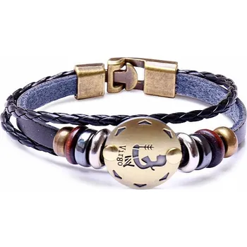 Náramek Nefertitis Náramek kožený pro znamení Panna obvod cca 19,5 cm