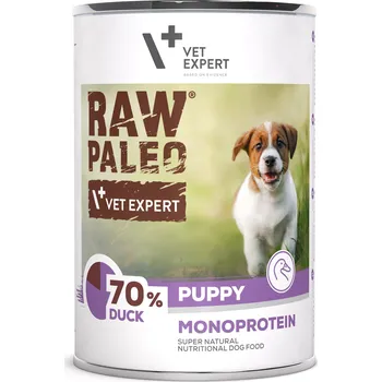 RAW PALEO Puppy Duck - mokré krmivo z kachního masa 400 g