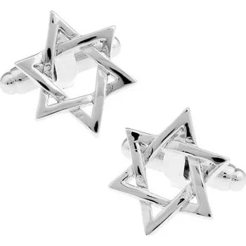 Manžetový knoflíček Manžetové knoflíčky Davidova hvězda