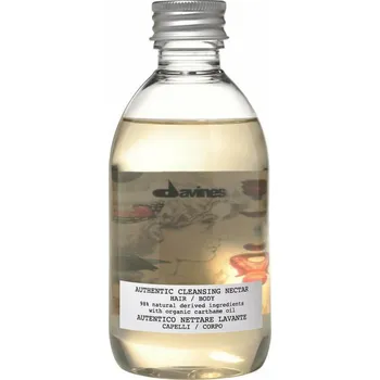 Šampon Davines Authentic Cleansing Nectar - jemný olejový šampon na vlasy a tělo 280 ml
