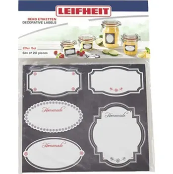 Zavařovací hrnec LEIFHEIT Etikety dekorační černobílé