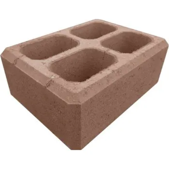 Zahradní obrubník Tvárnice PRESBETON SIMPLE BLOCK HX 1/30/AF hladká hnědá