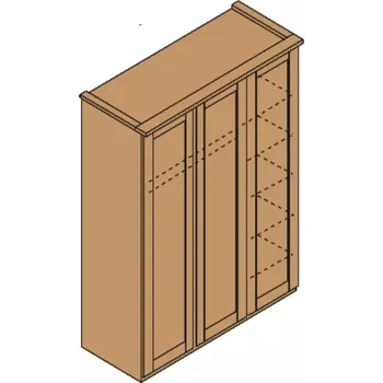 Šatní skříň Šatní skříň Dalila Lux M3 DZD Dub Doprava ZDARMA.