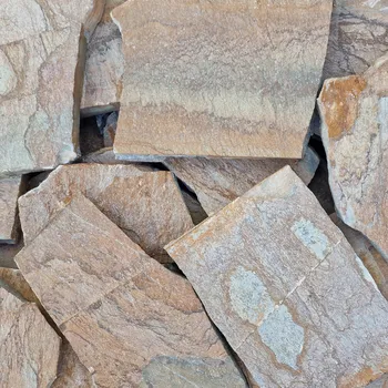 Venkovní dlažba Velkoformátová nepravidelná dlažba - Hnědý křemenec (4 – 8 ks/m²) 10 m²