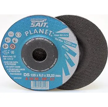 Brusný kotouč SAIT Brusný kotouč 125x6,0x22,23 DS A30M PLANET vypouklý