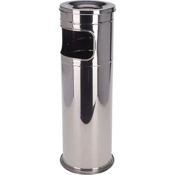 ProGarden KO-051000040 popelník a koš 2v1 60 cm nerez