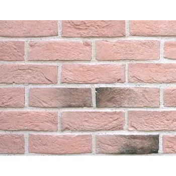 Obklad WILDSTONE Cihlový obklad, Z BETONU, Holland Brick Lazio, růžová, 210 x 60 mm, tloušťka 10 - 15 mm, 1 m2