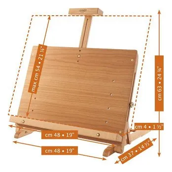 Malířský stojan Stolní stojan s deskou Mabef M/34 (Stolní stojan s deskou Mabef M/34)