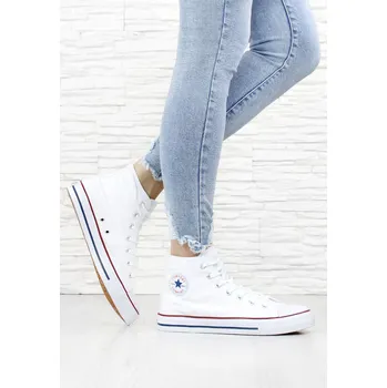 Dámské tenisky Minke Bílé kotníkové tenisky 3918-3WH Velikost: 38