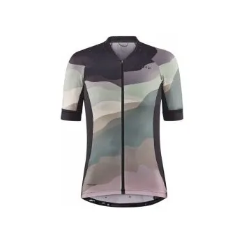 Cyklistické oblečení CRAFT ADV Endur Graphic W růžová se vzorem 1910554-743007 XL; Růžová dres + DÁREK DLE VÝBĚRU!