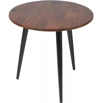 Hi-Fi stolek Kulatý odkládací stolek masiv mango Durian 50 cm