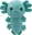 Cozy Noxxiez Axolotl 20 cm, zelený