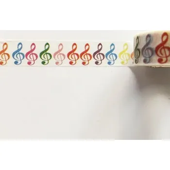 AE production Samolepící páska BAREVNÉ KLÍČE, 1,5 cm x 10 m