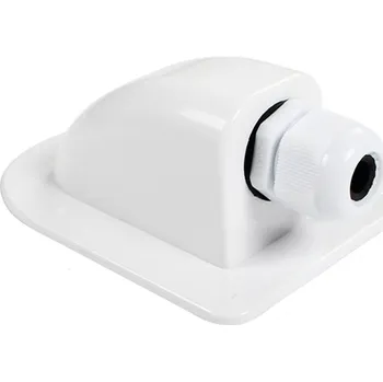 kabelová chránička Střešní průchodka pro kabely, jednoduchá, bílá