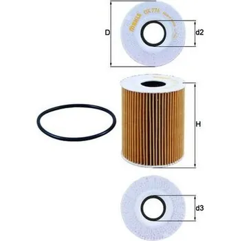 Olejový filtr Olejový filtr MAHLE OX 776D