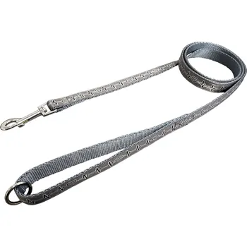 Vodítko pro psa BAFPET Popruhová vodítka EKG Barva: Šedá, Rozměr: 15mm x 150cm 18208E