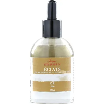 Herbin Jacques pigmentový inkoust metalický (50ml) zlatá